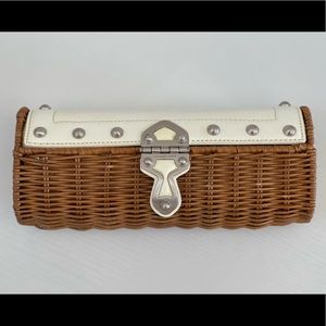 Vintage Michael Kors Wicker Clutch
